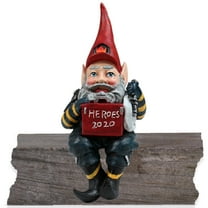 Hometown Heroes - Firefighter Garden Gnome Statue “Red Adair” - Special Edition 2020 Commemorative 10” H Shelf Sitter Figurine