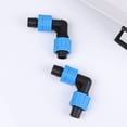 thumbnail image 4 of 10pcs 16mm Gardening Drip Irrigation System Pipe Connection Fittings Hose Connector Garden Accessory for Home Garden (Curved Pattern, Suitable for 16mm Drip Irrigation Zone), 4 of 7