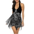 thumbnail image 1 of Wolfast Maillots de Bain Gainants pour Femmes Mode Femmes Décontracté Bretelles Aguichant Imprimé Deux Pièces Maillot de Bain Robe de Plage, 1 of 2