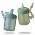 thumbnail image 1 of Pajita de silicona Training Cup Moonkie, 150 ml, 6 meses o más, paquete de 2, 1 of 8