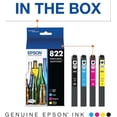 thumbnail image 2 of Epson T822 Ink Cartridge Combo Pack - Standard Capacity - Black/Cyan/Magenta/Yellow, 2 of 2