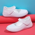 thumbnail image 4 of Zapatos Planos Versátiles Mary Jane Nurse Damas Slip On Lolita Nureros Trabajando para Mujeres Cuerpo Sin Deslizamiento Transpirable Ligero Blanco, 4 of 9