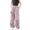 Pink, variant on TIREOW Girls Cargo Pants Elastic Waist Wide Leg Drawstring Cargo Sweatpants Baggy Casual Cargo Jogger Trousers with Multi-Pockets