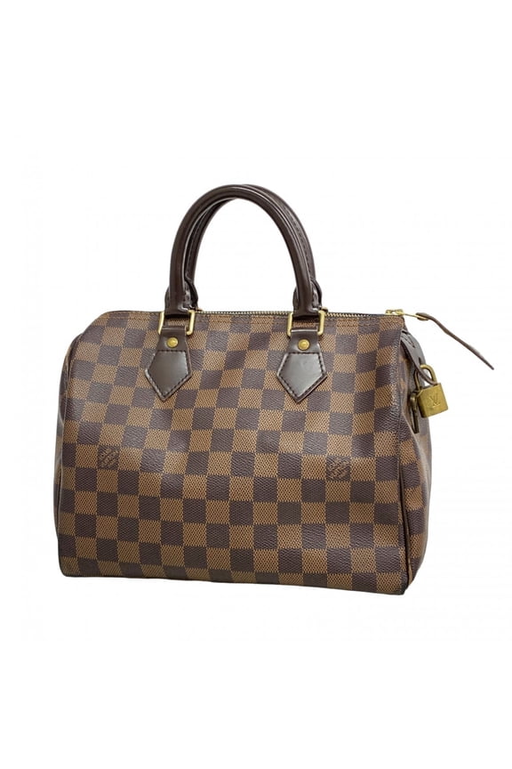 Pre-Owned Louis Vuitton Damier Speedy 25 Ebene Handbag N41365 for Women (Good)