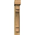 thumbnail image 2 of Ekena Millwork 6"W x 28"D x 36"H Merced Block Rough Sawn Bracket w/ Offset Brace, Western Red Cedar, 2 of 25