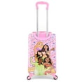 thumbnail image 2 of Disney Princess 20" Hardshell Luggage - Tiana Rapunzel Moana Pocahontas Cute & Durable Hard-side Suitcase for Travel with Spinner Wheels 20"x12"x8", 2 of 7