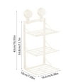 thumbnail image 3 of Multi-Layer Kitchen Suction Cup Storage Rack, Wall Mounted Stainless Steel Shelves for Vegetable Utensils, No Holes Required, Home Storage Organizer for Kitchen and Bathroom, 3 of 6