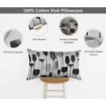 thumbnail image 4 of Vargottam Lumbar Pillow Cover - Decorative Pillow Covers24x14 Inches,PrintedWhite & BlackThemePillowcase, DecorativeLumbarCushionCovers, 4 of 4