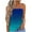 Navy#01, variant on ZQGJB Womens Ombre Tube Tops Casual Summer Tie Dye Gradient Color Print Lace Crochet Eyelet Tanks Backless Dressy Bandeau Sleeveless Shirts Blue#01 L