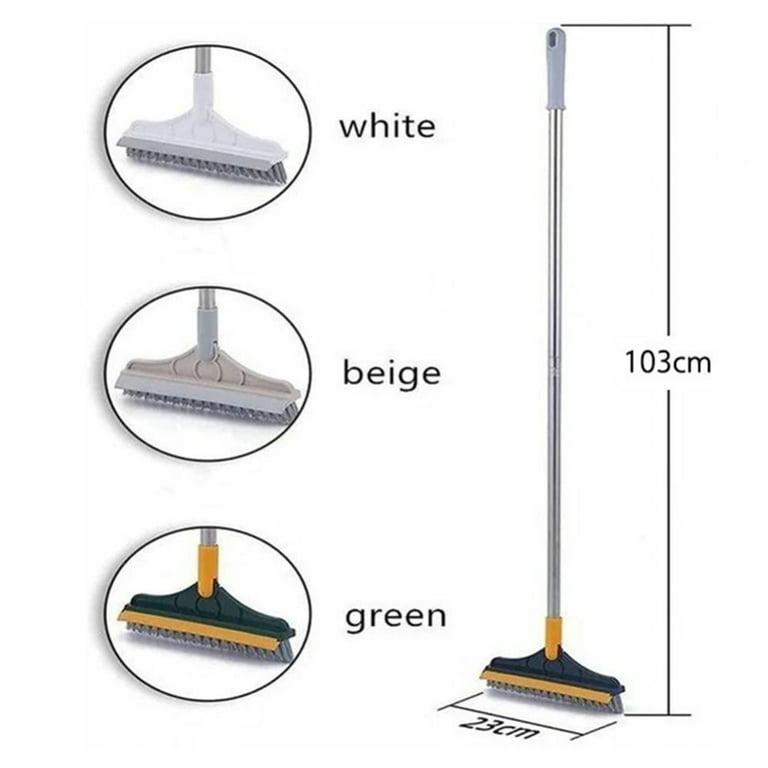 Scrub Brush Long Handle Tile Floor Crevice Grout Brush Cleaning Rotatable  Brush