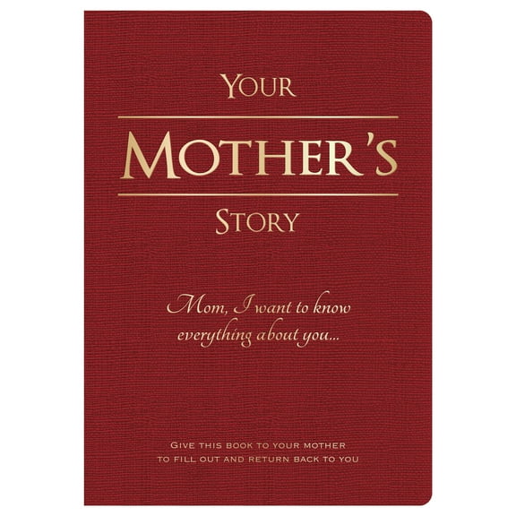 Piccadilly Your Mother's Story Guided Journal, textured flexi-card stock