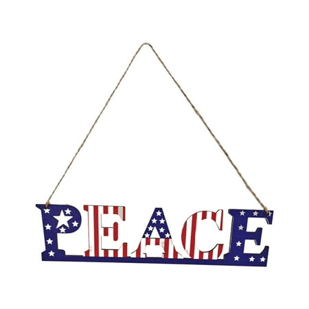 

Veki Party Arrangement Pendant Day Decoration Independence Wooden Scene Hangs Chandelier Replacement Parts Cups