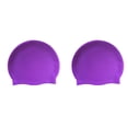 thumbnail image 1 of Dvkptbk Bonnet de Bain 2 Pcs Adulte Protection des Oreilles Universelle Bonnets de Bain, 1 of 1