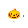 thumbnail image 3 of Hometravel Halloween Pumpkin Desktop Ornament, Glow Sitter Figurine for Table Shelf, Cute Jack Lantern Statue for Halloween Party Home Office Decoration, 3 of 7