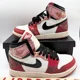 thumbnail image 1 of Ni - ke Ni - ke Air Jordan 1 Retro High OG Spider-Man Shoes DV1753-601 GS Size 4.5Y USED, 1 of 5