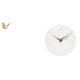 thumbnail image 1 of Figura de pájaro dorado, estatua de animal, adorno moderno para decoración del hogar, escultura de pájaro con reloj de pared decorativo, arte silencio, 1 of 8
