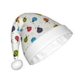 thumbnail image 2 of Cauagu Cute Ladybugs for Adult Christmas Hat,1-Pack Xmas Holiday Hat Santa Hat for Women & Men Festive Headwear Accessories Fit for Christmas/New Year/Party, 2 of 6