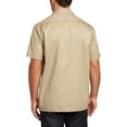 thumbnail image 2 of Dickies Mens Short-Sleeve Work Shirt, 5X, Desert Sand, 2 of 2