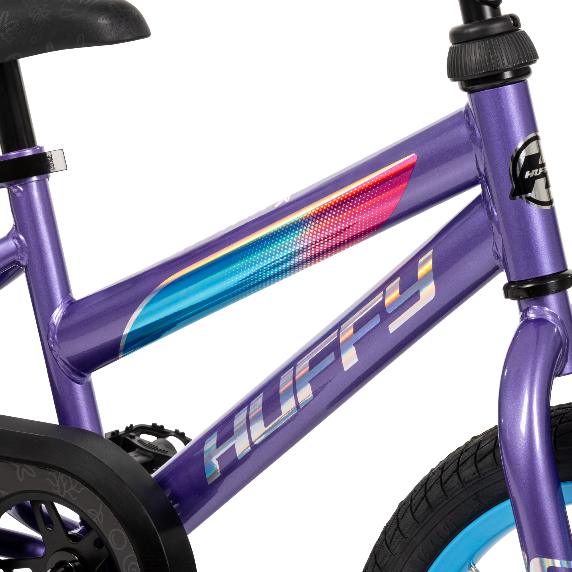 Huffy 16" Sea Star Girls’ Kids’ Bike, Fits Riders 42”-48”, EZ Build, Amethyst