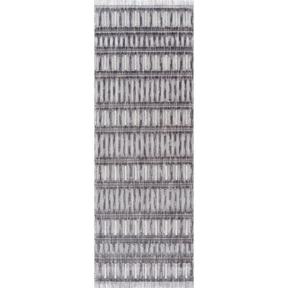 United Weavers Chelsea Yeager Smoke Runner Rug 2'7" x 7'2"