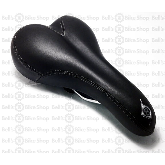 Origin8 Sport Uno Bike Saddle BLACK Comfort Gel Padding Hybrid Commuter Bicycle