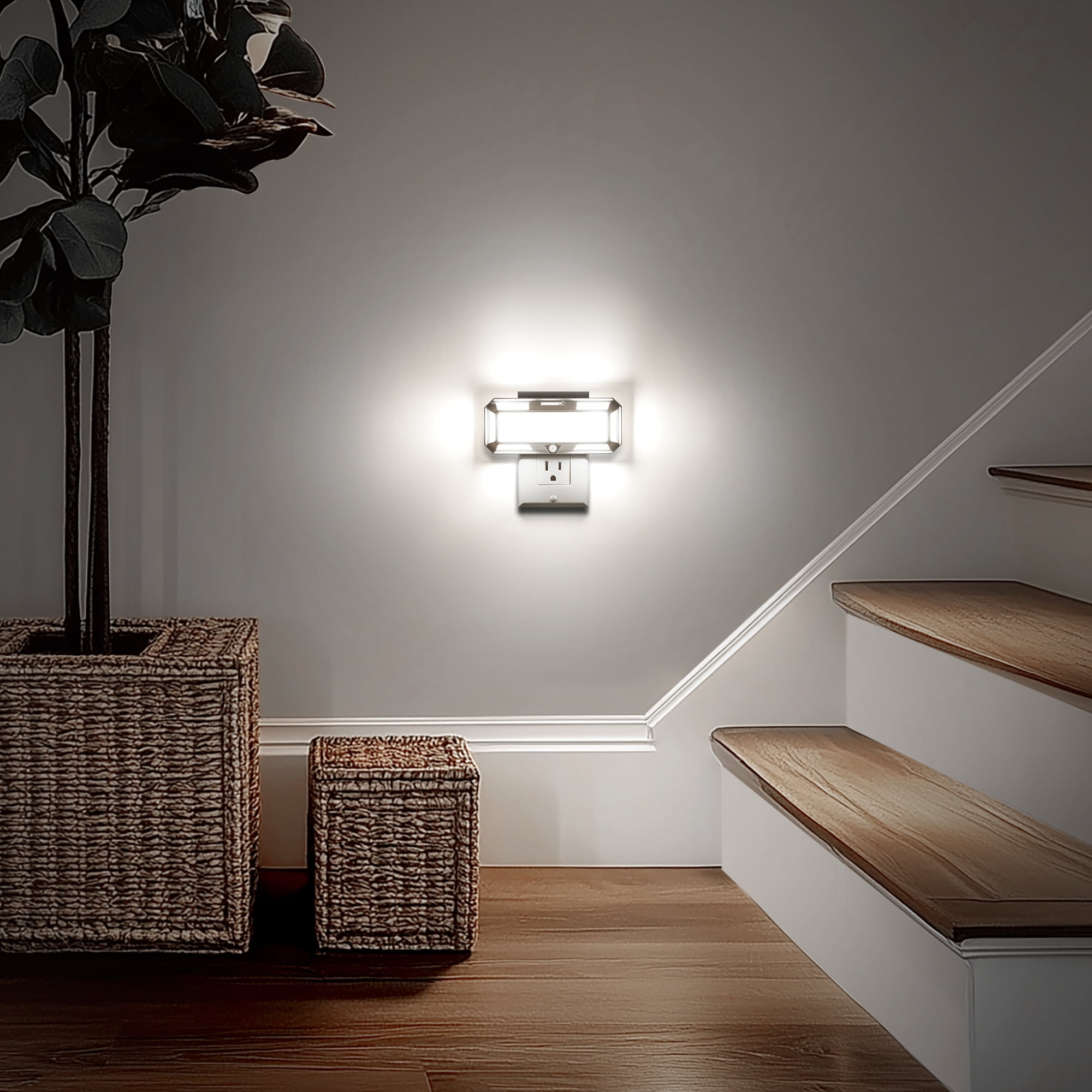 LOHASLED White Cool White 5000K Solar Style Dimmable Night Light