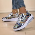 thumbnail image 3 of Athleisure Shoes with Lace-up Platform Soles and Stylish Design, Women Shoes, Sneakers, 3 of 9