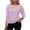 Purple, variant on Sweaters for Women Casual Crew Neck Long Sleeve Pullover Winter Lightweight Crochet Hollow Out Knit Jumper Mint Green L