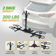 thumbnail image 4 of Young Electric Ebike Rack, 200lb Capacity, Alloy Steel Hitch Mount, Fits 5-Inch Fat Tire Bikes, 2-Inch Receiver, 4 of 9