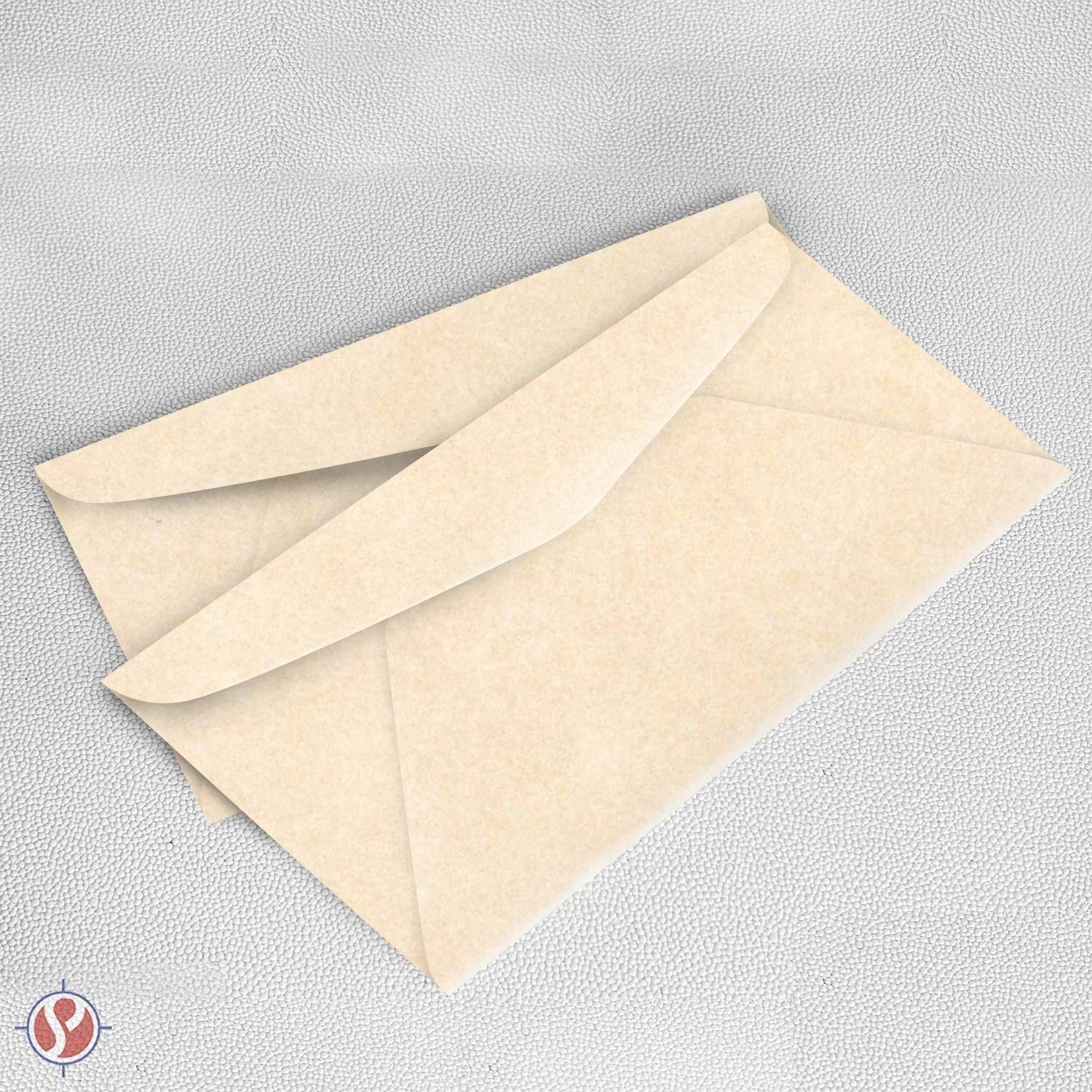 Natural #10 Parchment Business Envelopes – Perfect for Invitations, Greetings, Holiday, Office, Invoices, Letters, Mailings | 4 1/8 x 9 1/2 inches | 50 per Pack