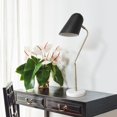 thumbnail image 3 of All The Rages Lalia Home - Desk lamp - 1 socket - asymmetrical - antique brass, matte black lampshade, 3 of 4