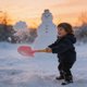 thumbnail image 3 of Pala de playa y pala de invierno para niños, resistente para jugar al aire libre, con mango ergonómico, 3 of 5