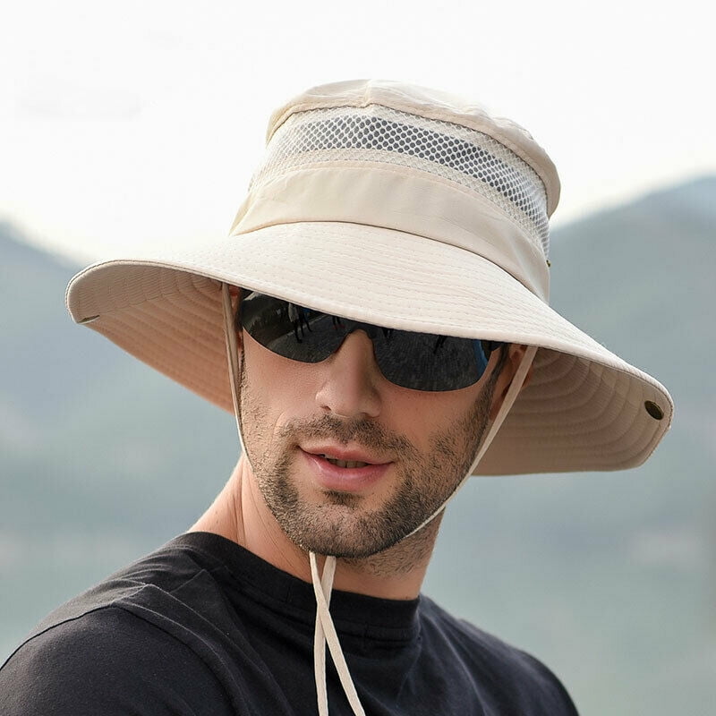Boonie Bucket Hat Cap 100% Cotton Fishing Military Hunting Safari Summer Men 