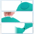 thumbnail image 4 of Unique Bargains Travel Pillow Press to Inflate Neck Pillow Peacock Green 15.75"x11.02", 4 of 7