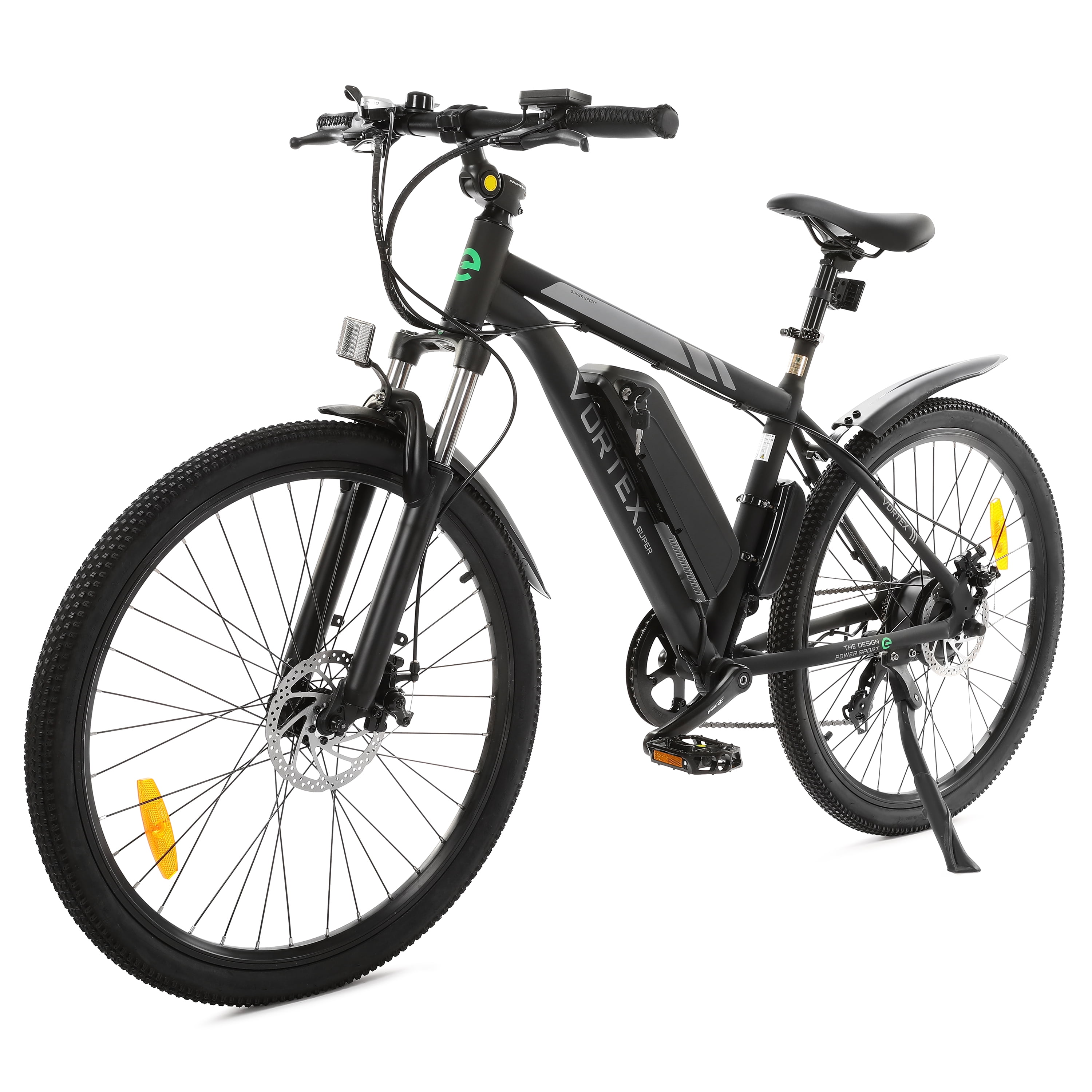wortel man Elektropositief Ecotric Black 26 In. 36V 350W Electric City Bicycle e-Bike Removable  Battery 7 Speed Pedal Assist - Walmart.com