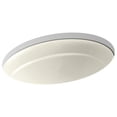 thumbnail image 5 of Kohler K-2824 Serif 20-5/8" Undermount Cast Iron Bathroom Sink - Sandbar, 5 of 9