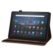 Decase Case for Amazon Kindle Fire Max 11 Case (13th Generation, 2023 Release) 11, PU Leather Folio Stand Embossed Butterfly Stand Cover with Elastic Band Stylus for Fire Max 11 Tablet, Brown