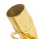 thumbnail image 2 of Accesorios para instrumentos de viento de madera, resistentes al agua, cuello curvo de latón, saxo dorado de 2,8 cm de diámetro Mástil curvo de latón para saxofón, 2 of 9