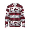 thumbnail image 2 of Lsque Buffalo Plaid Forest UPF 50+ Lightweight Sun Protection Men's Women's Long Sleeve Shirt, Hoodie Performance -, 2 of 9