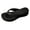 Black, variant on Rokment Platform Wedge Flip Flops for Women 2026 Beach Summer Fashion Casual Leather Wide Feet Orthopedic Chunky High Heels Dress Slip 0n Comfortable Walking Sandals Vacation Beige Size 6