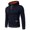 Navy, variant on Hoodies Mens Men Pullover Hoodie Long Sleeved Button Drawstring Pullover Solid Color Fashion Slim Fit Tops Daily Sports Fall Winter Wear Navy