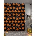 thumbnail image 2 of Halloween Shower Curtain Set ，Waterproof Fabric Shower Curtains Ghosts Pumpkin Stars Shower Curtains for Bathroom,Bathroom Decor 36"x72", 2 of 6