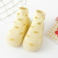 thumbnail image 2 of Fozruso Spring And Summer Children Toddler Shoes Boys And Girls Socks Shoes Flat Bottom Non Breathable And Comfortable Sizes 6.5 Toddler(Yellow), 2 of 5