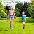 thumbnail image 6 of 2pcs Jump Rope with Skin-Friendly Foam Handles, Adjustable Jumping Rope for Kids, 2.6 m Skipping Rope for Girls Boys Exercise Workout Outdoor, 6 of 7