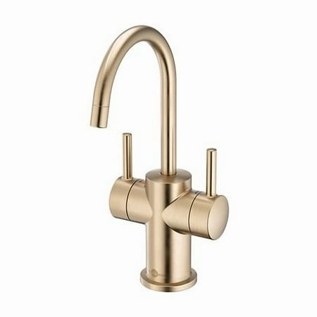 InSinkErator Showroom Collection F-HC3010 Modern Instant Hot and Cold Faucet in Brushed Bronze - 45394AK-ISE