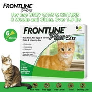 Angle View: Merial Frontline Plus Flea and Tick Control for Cats and Kittens(1.5 lbs and over) - 6 Doses
