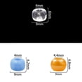 thumbnail image 4 of cuentas de rastas,Cuentas de trenza de pelo de rastas multicolores,Anillos para el cabello con cuentas de rastas multicolores,Abalorios para el cabello de 9 mm Decoración rápida para el, 4 of 9
