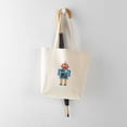 thumbnail image 5 of CafePress - Robot By Marina Leal Tote Bag - Unisex Canvas Tote Bag, Beige, 1-Piece, 5 of 7