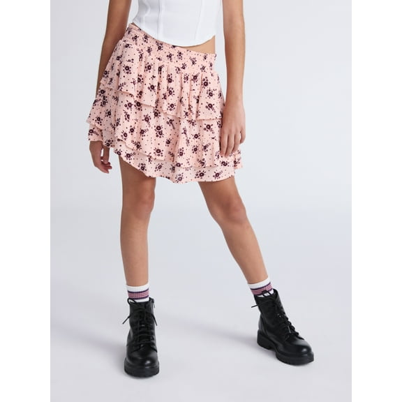 Weekend Academy Girls Tiered Ruffle Skirt, Sizes 4-18
