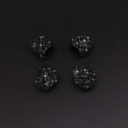 thumbnail image 3 of Valve Stem Caps, 4 Pack Handmade Crystal Rhinestone Universal Car Tire Valve Caps Chrome,Attractive Dustproof Bling Car Accessories(Black), 3 of 7